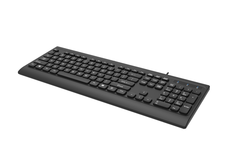 Raktáron: ultracsendes USB-s vezetékes billentyűzet kakaóbarna színben, asztali számítógépekhez és laptopokhoz, ergonómikus tenyér-támasz, vízálló, 88–98 gomb.