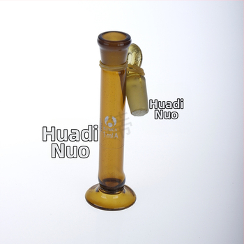Priehľadná sklenená mikroodmerná banka s dnom, 1 ml, 2 ml, 5 ml a 10 ml