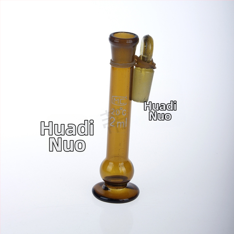 Priehľadná sklenená mikroodmerná banka s dnom, 1 ml, 2 ml, 5 ml a 10 ml