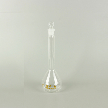 Flacon volumetric din sticlă de 100 ml pentru laborator