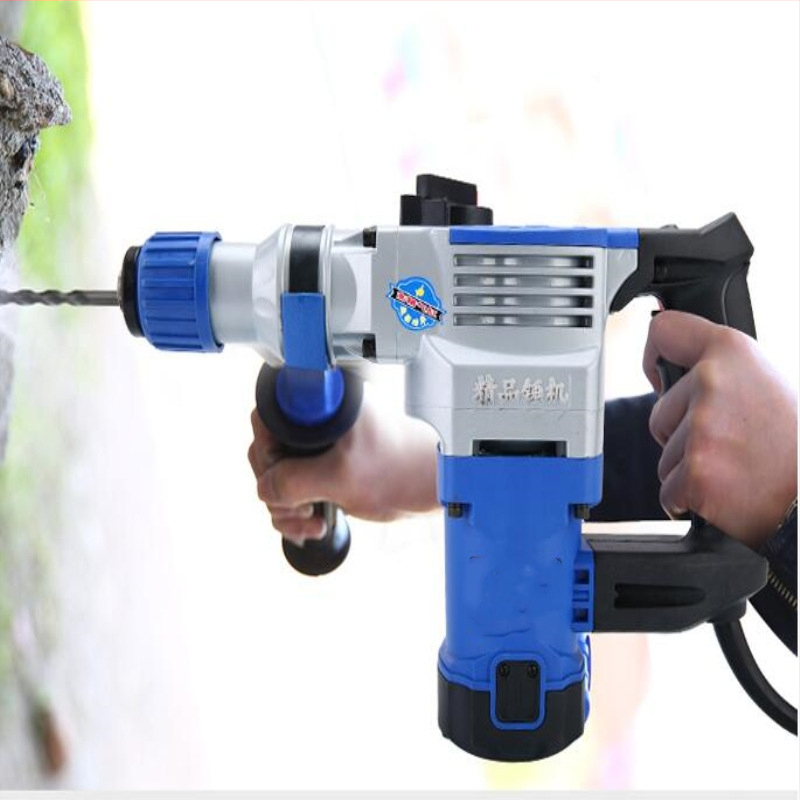 Ciocan rotopercutor electric pentru uz casnic și beton, profesional, multifuncțional