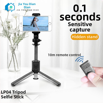 Výsuvná selfie tyč s diaľkovým ovládaním cez Bluetooth a stojanom na fotografovanie a natáčanie videa — LP04