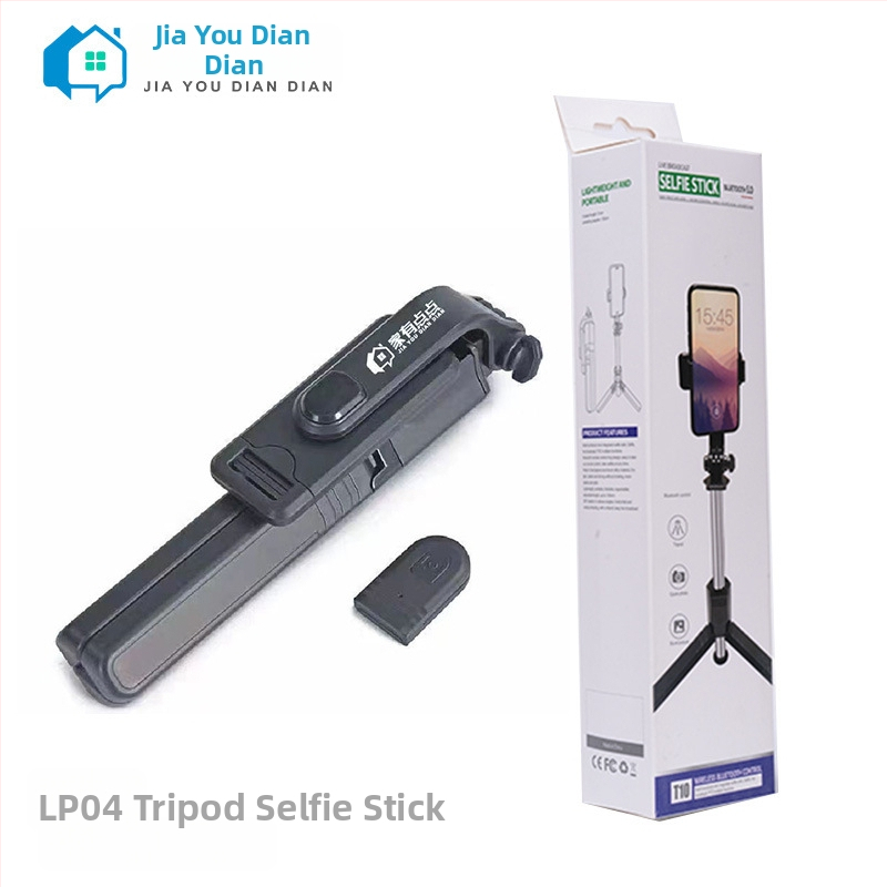 Výsuvná selfie tyč s diaľkovým ovládaním cez Bluetooth a stojanom na fotografovanie a natáčanie videa — LP04