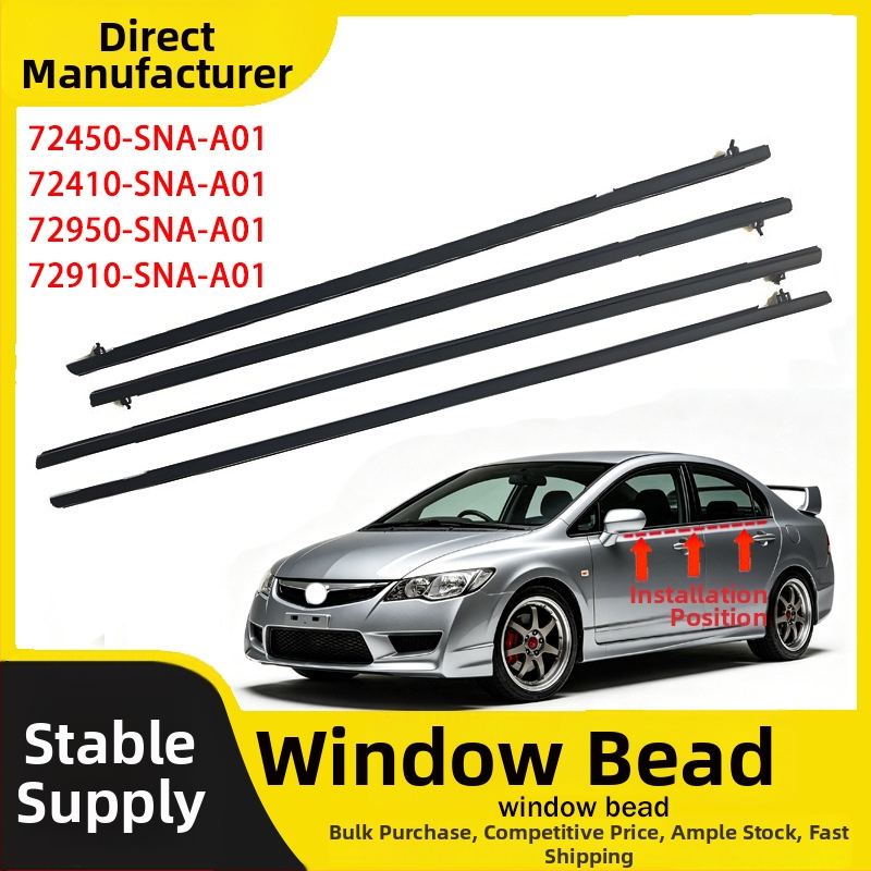 72950-72410-72450 - SNA-A01 Vodotesný tesniaci pás na vonkajšie sklo Honda Civic