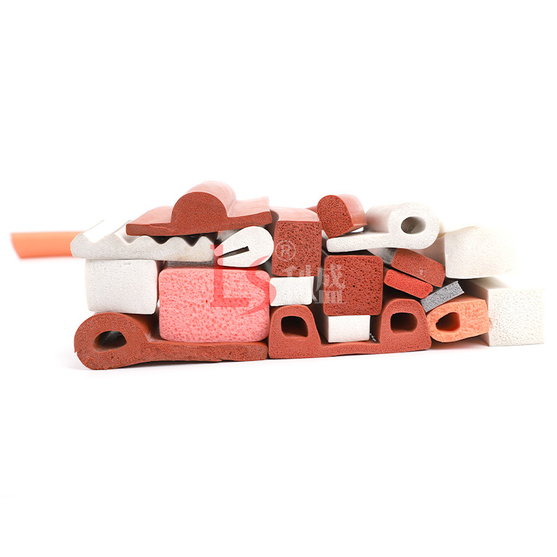 Λωρίδα σιλικόνης με αφρό για στεγανοποίηση αυτοκινήτων, πόρτες και παράθυρα, ανθεκτική σε υψηλές θερμοκρασίες, ειδικά διαμορφωμένο προφίλ