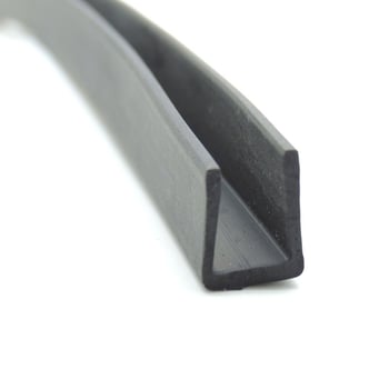 U-σχήματος EPDM καουτσούκ γείσο για γυαλί κουρτινοτοίχου – στεγανοποιητικό προφίλ προστασίας από κρούσεις