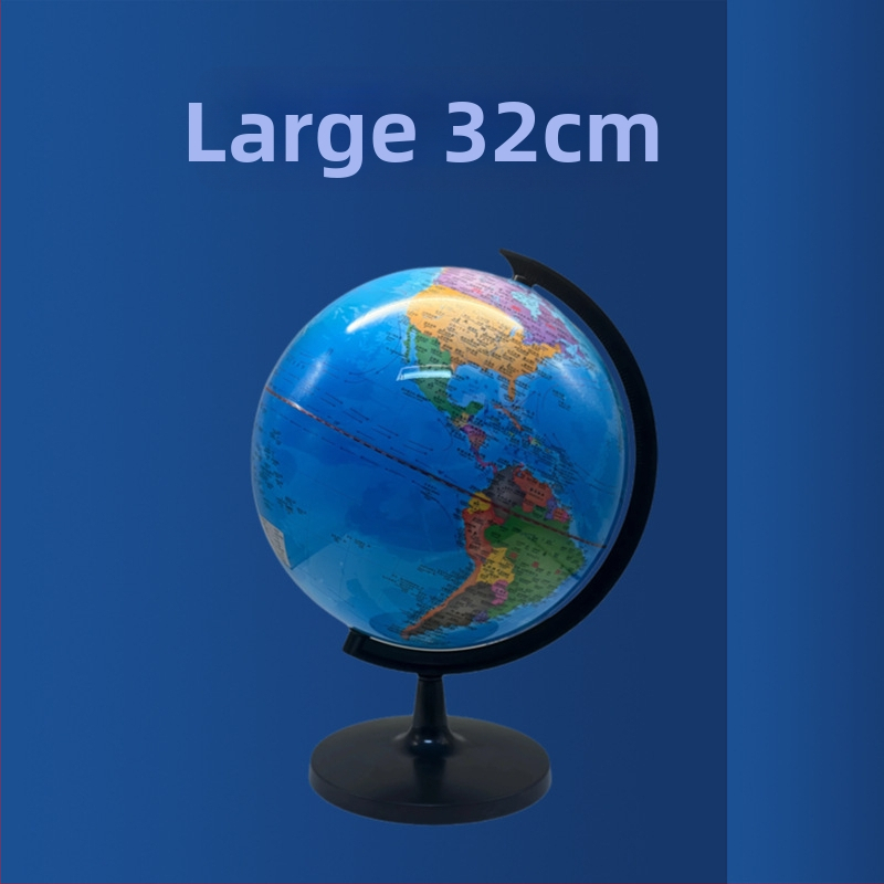 32 cm mapa Číny s politickými regiónmi, glóbus – vzdelávacia hračka pre deti z oblasti zemepisu