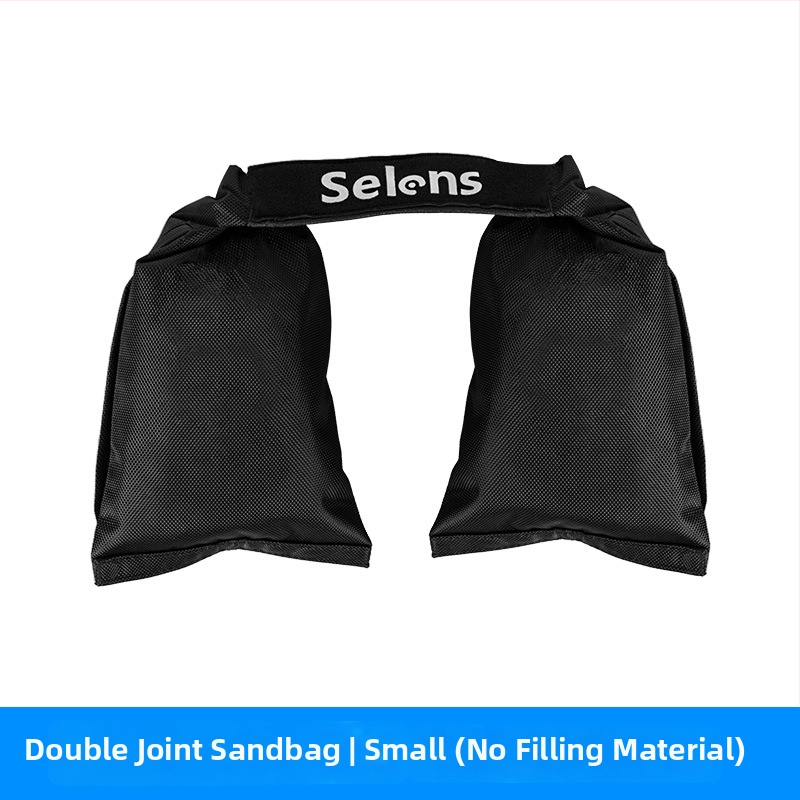 Selens Photography Weight Sandbag pre statív, dvojdielne nosné, čierne, veľká kapacita
