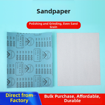 Brúsny papier z karbidu kremíka, biely, na suché brúsenie a dokončovanie pri spracovaní dreva a dekoráciách, 230 × 280 mm