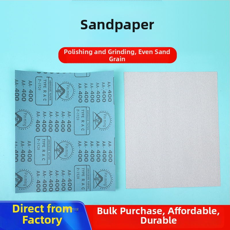 Brúsny papier z karbidu kremíka, biely, na suché brúsenie a dokončovanie pri spracovaní dreva a dekoráciách, 230 × 280 mm