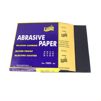 Brúsny papier z karbidu kremíka Flag Brand, zrnitosť 2000, mokré/suché listy na leštenie automobilov, kovov a nehrdzavejúcej ocele