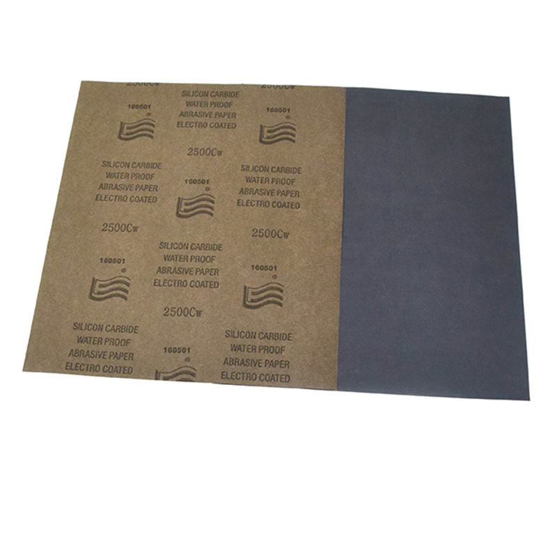 Flag marka šmirgl papir sa silicijevim karbidom, 2000, mokro/suho poliranje automobila, metala i nehrđajućeg čelika