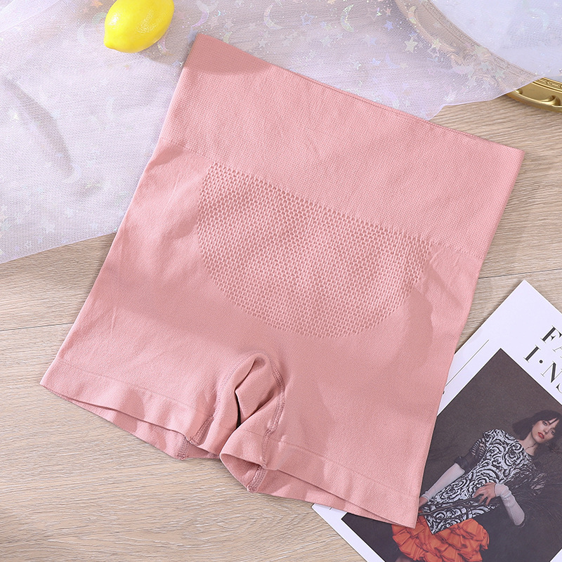 Boxer briefs femei fără cusuri, talie înaltă, model 3D honeycomb – căptușeală din bumbac, pentru modelarea taliei