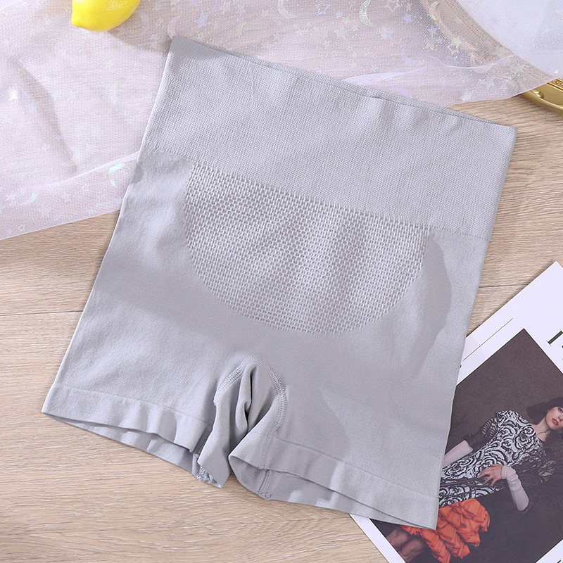 Boxer briefs femei fără cusuri, talie înaltă, model 3D honeycomb – căptușeală din bumbac, pentru modelarea taliei