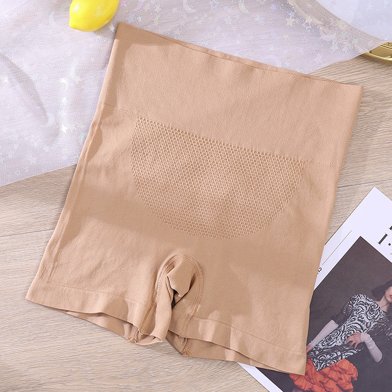 Boxer briefs femei fără cusuri, talie înaltă, model 3D honeycomb – căptușeală din bumbac, pentru modelarea taliei