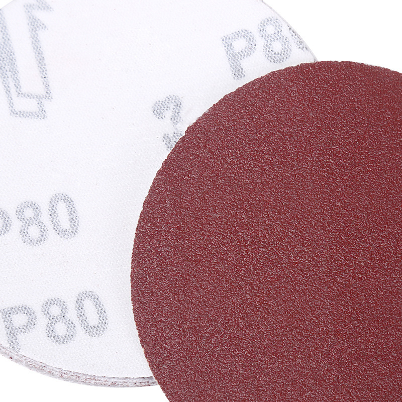 125 mm φλοκωμένοι δίσκοι τριβής, αυτοκόλλητοι 5 ιντσών, με βελούδινο πίσω μέρος