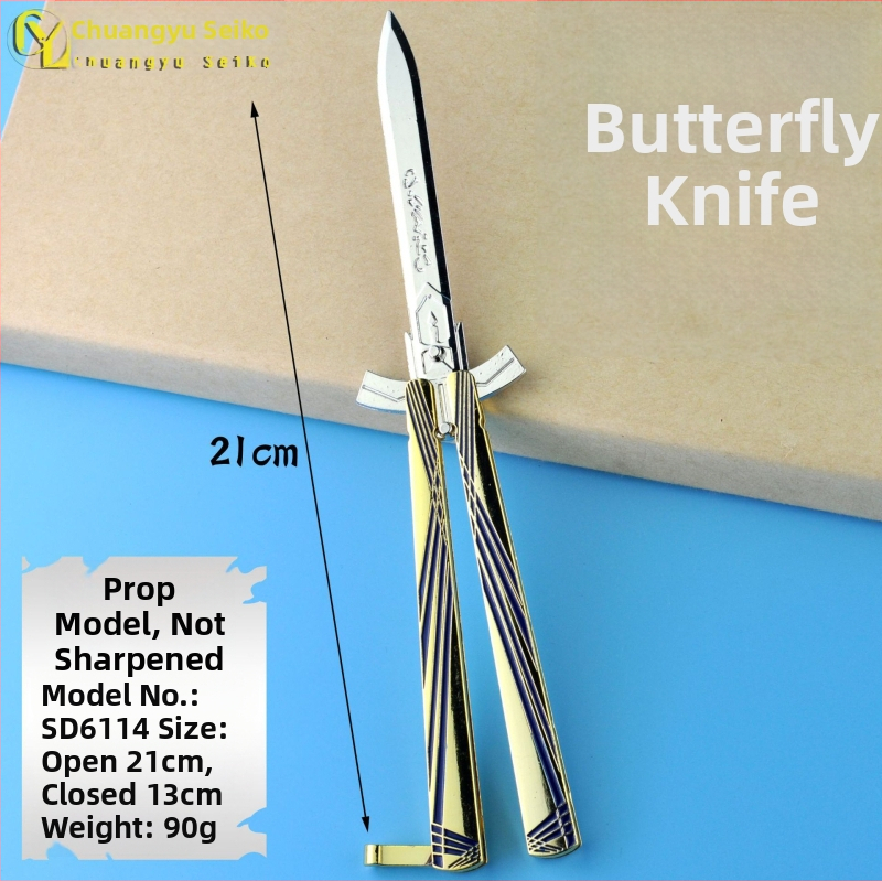 MANN Blunt Swing Knife — séria zliatinových hračiek, cvičebná figúrka pre začiatočníkov, anime a hry