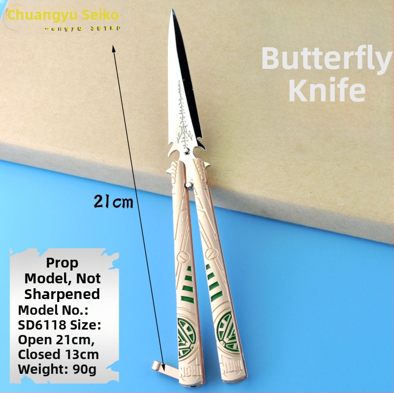 MANN Blunt Swing Knife — séria zliatinových hračiek, cvičebná figúrka pre začiatočníkov, anime a hry