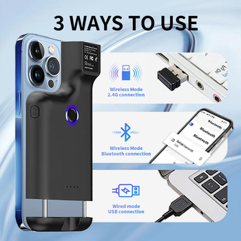 Elite HC101D Ασύρματος Bluetooth 2D Χειρός Σαρωτής με Κλιπ για Κινητό, για Εφοδιαστική Αλυσίδα