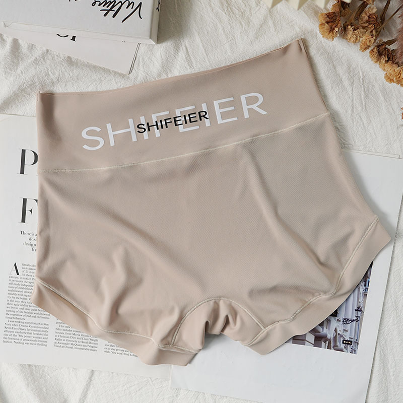 Γυναικείες σορτς ασφαλείας από ice silk, χωρίς ραφές, προστασία από διαφάνεια, κάλυψη της περιοχής του τριγώνου, ανύψωση γλουτών