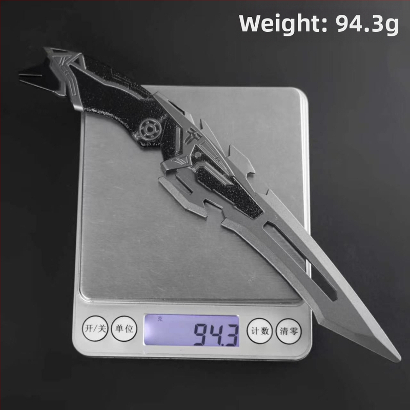 Figúrka zbrane Delta Game, zliatina 22 cm – nôž Judgment