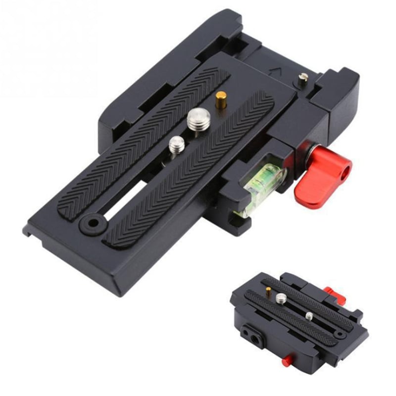 P200 Placă de eliberare rapidă din aluminiu pentru camere DSLR, compatibilă cu Manfrotto 577