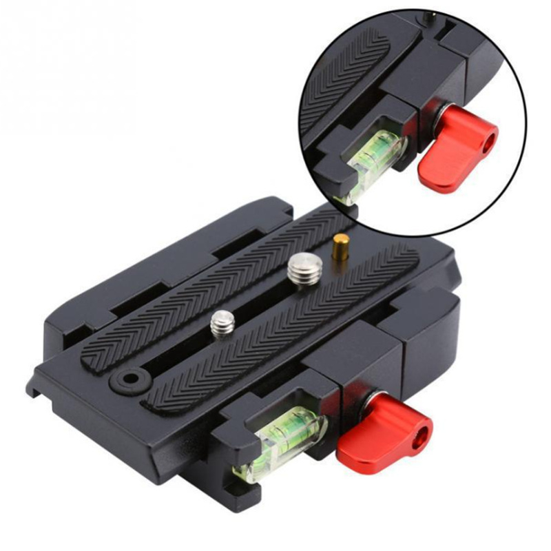 P200 Placă de eliberare rapidă din aluminiu pentru camere DSLR, compatibilă cu Manfrotto 577