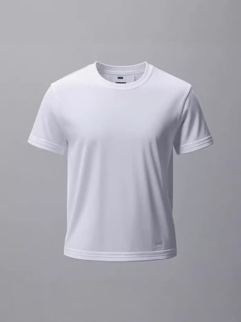 Ανδρικό κοντομάνικο T‑shirt από 100% βαμβάκι, αναπνέσιμο, καθημερινό και ευέλικτο, μονόχρωμο