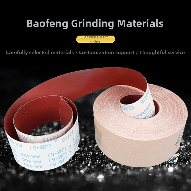 Silicon Carbide Γυαλόχαρτο Ρολό, 4×100 mm, 40–800 Κοκκία, Λείανση και Γυάλισμα για Ξύλο, Βαφή και Κατασκευές