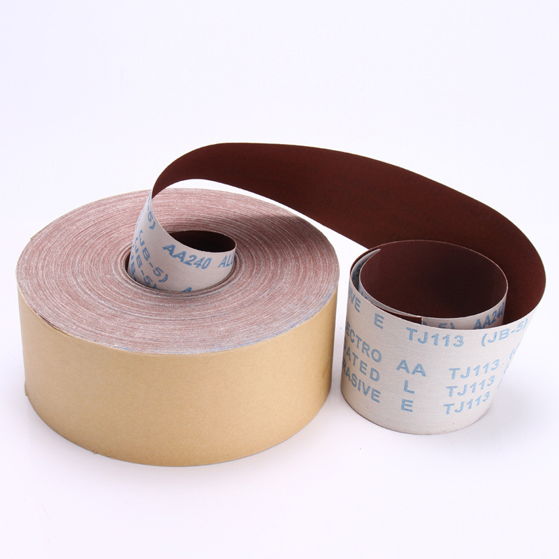 Silicon Carbide Γυαλόχαρτο Ρολό, 4×100 mm, 40–800 Κοκκία, Λείανση και Γυάλισμα για Ξύλο, Βαφή και Κατασκευές