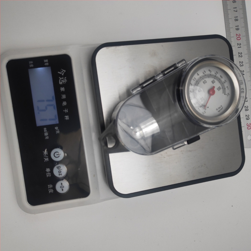 Vysoko presný mechanický manometer tlaku v pneumatikách automobilu, v krabici, nafukovací, multifunkčný