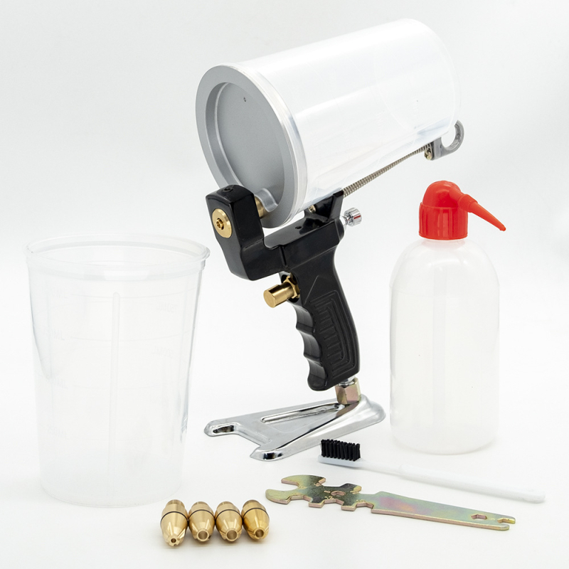 Pistol pneumatic pentru gel coat, duză 1.0–8.0 mm, dimensiune completă, pistol de pulverizare FRP epoxid
