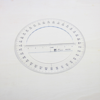 Kewen goniometru circular complet, cu șablon de desen, 10-30 cm, cu mai multe dimensiuni
