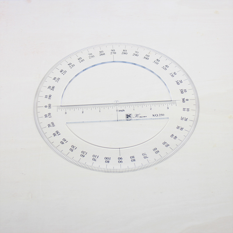 Kewen goniometru circular complet, cu șablon de desen, 10-30 cm, cu mai multe dimensiuni