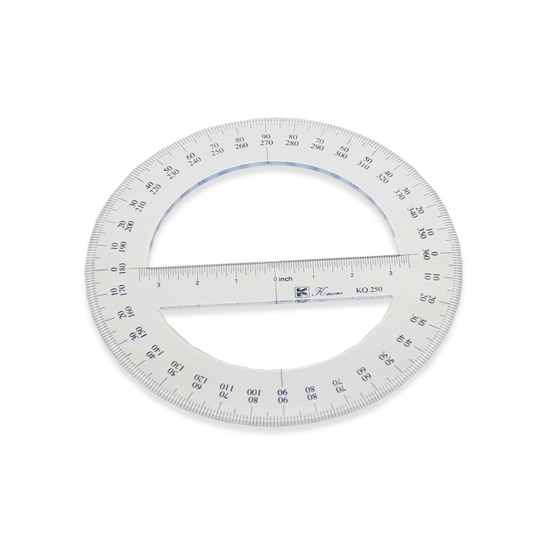 Kewen goniometru circular complet, cu șablon de desen, 10-30 cm, cu mai multe dimensiuni