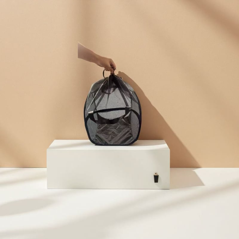 Sac filtrant pentru pompă de apă, închidere cu șnur pop-up, barieră pliabilă împotriva înfundării pentru pompă de oxigen a acvariului
