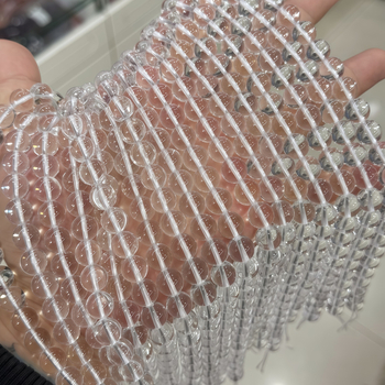 8 mm φυσικές λευκές χάντρες από κρύσταλλο για DIY κοσμήματα – στρογγυλές χάντρες για βραχιόλια και κολιέ