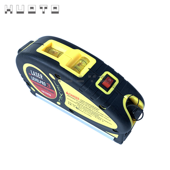 HUOTO Nivel laser cu bandă metalică 1,5m/2m/3m