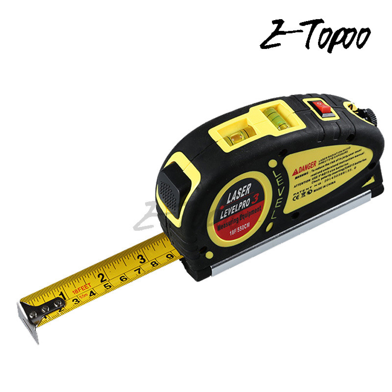 HUOTO Nivel laser cu bandă metalică 1,5m/2m/3m