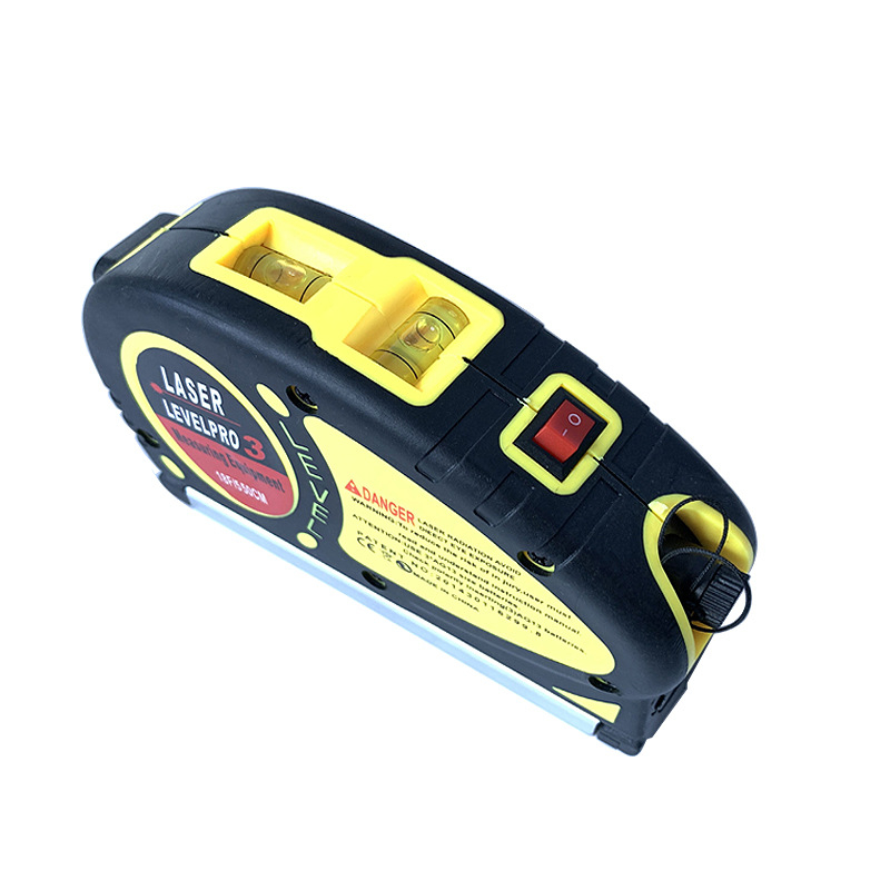 HUOTO Nivel laser cu bandă metalică 1,5m/2m/3m