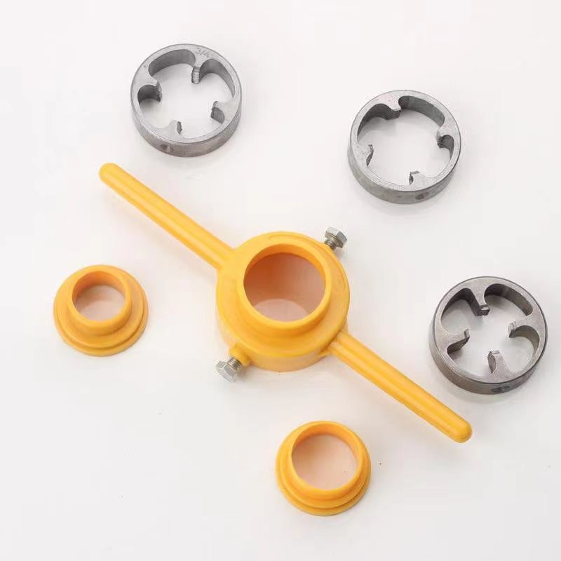 Set de 6 piese pentru filetare PVC țevi cu matrițe și chei de filetare