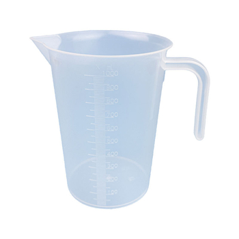 Πλαστικό μετρητικό κύπελλο 1000 ml με κλίμακα, κύπελλο μεγάλης χωρητικότητας, για ψήσιμο