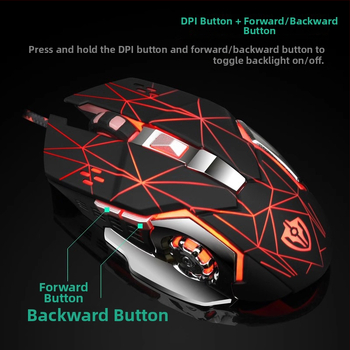 Shibadu X7 Cuceritor Macro-programabil Mouse USB pentru Gaming Mecanic LOLCF pentru PC