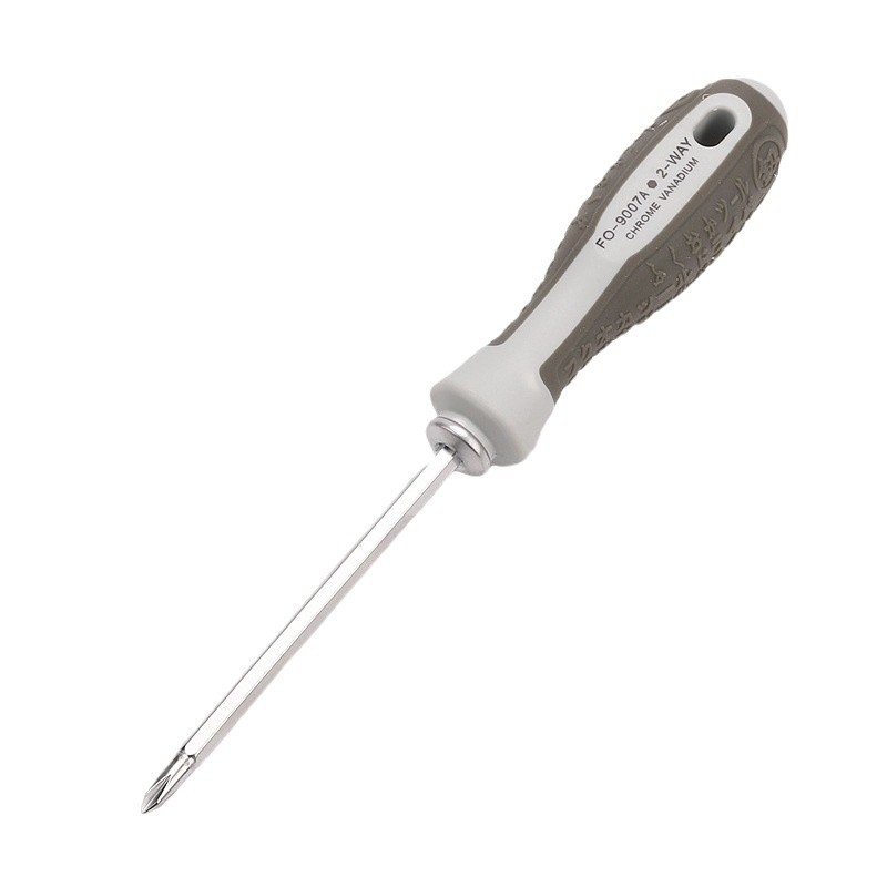 Fukuoka FO-9007A kettős funkciójú csavarhúzó PH0 kereszthornnyal és 4 mm-es lapos fejjel, háztartási használatra