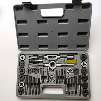 Set de 40 piese pentru filetare – metric și inch