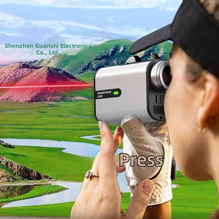 Kompaktný hliníkový golfový laserový diaľkomer