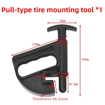 Nástroj na odtrhávanie a demontáž pätiek pneumatík pre bezdušové pneumatiky, nástroj na tlakovanie pneumatík, nástroj na montáž defektných a odolných pneumatík