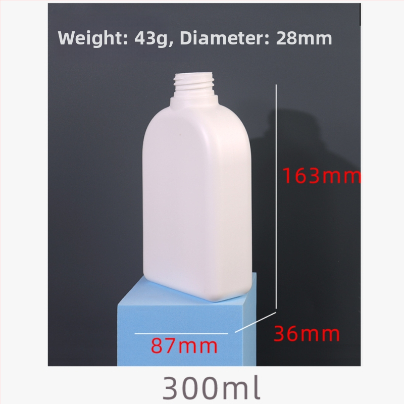 Recipient PE 300 ml pentru lichid de îngrijire intimă, cu pompă