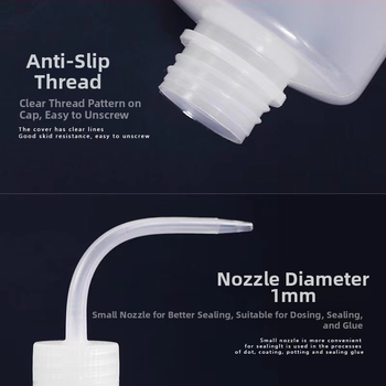 250ml fľaša na oplachovanie pigmentov pre nástroje na microblading a očné linky