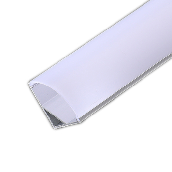 LED γραμμικό φως σε σχήμα V, αλουμινένιο προφίλ και θήκη καναλιού φωτισμού, τρίγωνος πάνελ φωτισμού, αλουμινένιος κανάλι με ορθογώνιο γωνία, προσαρμογή